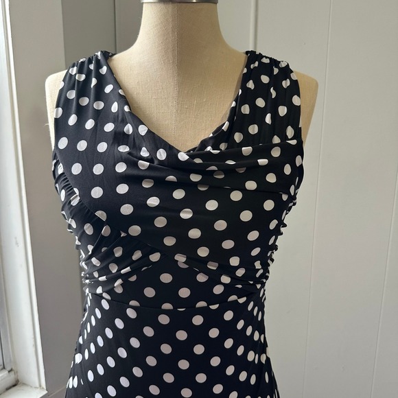 Polka Dot Guess Mini Bodycon Dress Size M Whymsy - Picture 2 of 7